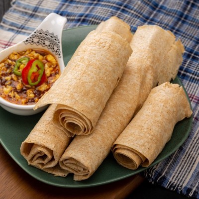 面包煎饼东北特产大米杂粮多口味煎饼早餐食品即食煎饼零食  10袋图3