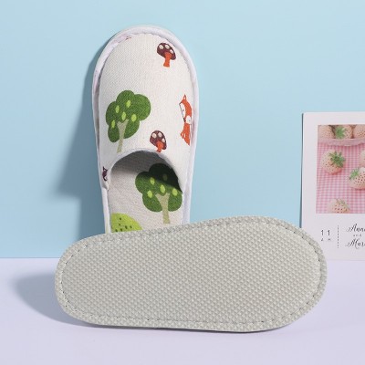 酒店旅游宾馆用品 一次性拖鞋 棉布麻布内衬航空拖鞋家居待客拖鞋 30双图4