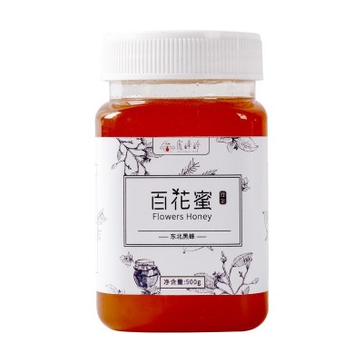 虎峰岭原产蜂蜜东北百花蜂蜜代 工500g量大现货OE M定 制批发  2瓶图4