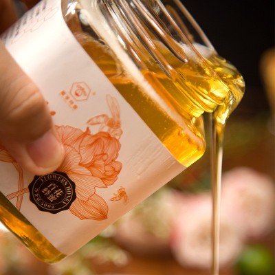 蜜享同喜百花蜂蜜500g玻璃瓶装厂家一件代发  2瓶图2
