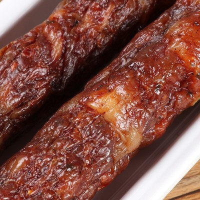 川味特色麻辣腊肠条肠 农家乐餐饮特产腊味煲仔蒸饭社区团购腊味  2份图4