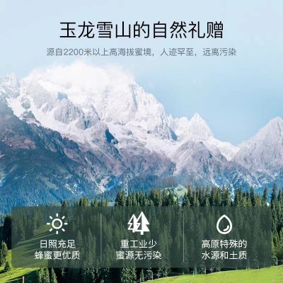 老滇凰玉龙雪山雪蜜纯正蜂蜜无添加官方正品批发团购  100瓶图4
