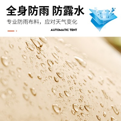 悠莱弗（Yolafe） 户外帐篷自动铝杆3-4人多人野外露营大帐篷10顶图3