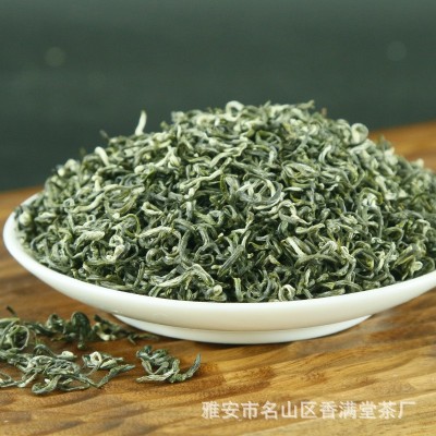 蒙顶山毛峰绿茶叶2023新茶四川雅安云雾高山毛尖浓香型散装500g  2斤图2