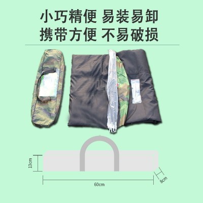 帐篷 户外 3-4人迷彩单层旅游用品 野外露营 厂家直销 一件起批图4