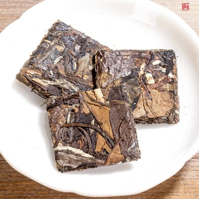 柑果香陈皮白茶片2013新会陈皮2015贡眉福鼎老白茶饼可焖煮  2盒图3