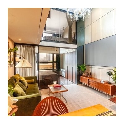 阅城-中古风LOFT两居巨幕投影图3