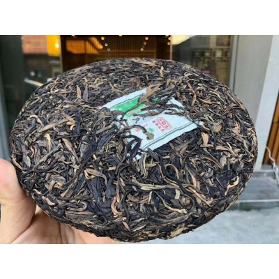 2012年勐库戎氏母树茶 勐库戎氏大叶茶 云南普洱茶 500g饼茶  2饼图4