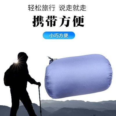 厂家信封带帽睡袋 户外 野营露营成人睡袋加大加宽 春秋薄款睡袋2件图3