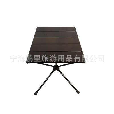 厂家批发折叠桌铝合金休闲便携式折叠桌 户外露营折叠桌铝合金桌10个图2