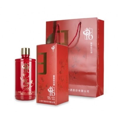 申酒酱香型白酒上海申酒申6礼盒装52度粮食陈年酒500ml单瓶申8申10 申6图4