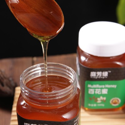 庭芳绿百花蜜 厂家发货农家自产森林原蜜百花蜜液体山花蜜500g/瓶  2瓶图4