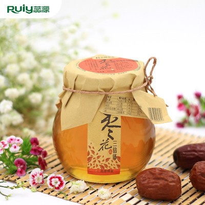【瓶装蜂蜜】蕊源蜂蜜枣花蜂蜜三倍体枣花蜜自然成熟蜂场直发  2件图2