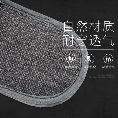 酒店一次性拖鞋加厚拉毛绒家用待客拖鞋防滑厂家直销现货批发10双图2