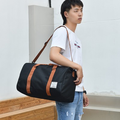 厂家批发新款健身包时尚行李包男士休闲运动手提包可印LOGO旅行包2个图3