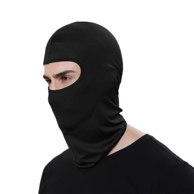 牛奶丝莱卡软装备户外骑行自行车摩托车防风防晒防尘口罩面罩头巾2件图2