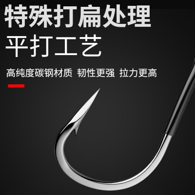 铭威BKK青鱼专攻大物子线双钩手绑巨物成品鱼线士挂散装元丝鱼钩  2个图2