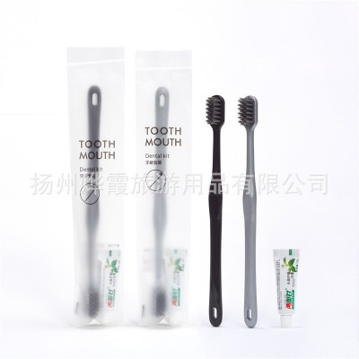酒店一次性牙刷牙膏批发 软毛牙刷洗漱用品民宿宾馆旅行套装家用100套图3