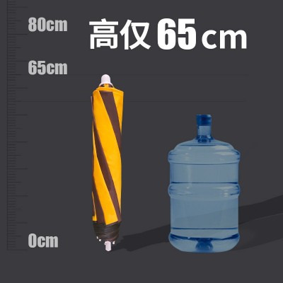 钓鱼伞三折叠大钓伞万向防雨遮阳加厚短节便携超轻沙滩伞短款三节2把图2