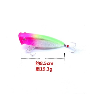 新款波爬路亚饵9.5cm/19g浮水波趴路亚鱼饵海钓淡水外贸电商产品  2个图5