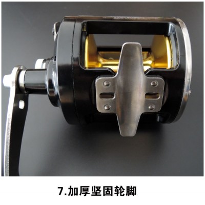 TR12000大鼓轮25公斤双鱼鼓式轮船钓铁板轮南油拖钓轮海钓渔轮  2个图5
