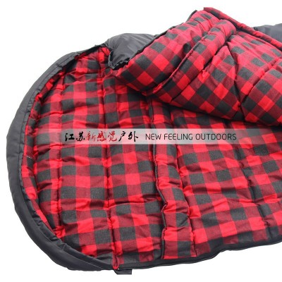 工厂代发信封睡袋 户外成人睡袋 中空棉睡袋厂家直销sleeping bag2件图3