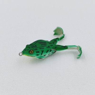 双腿旋转雷蛙仿生鱼饵9cm/13.7g 户外垂钓青蛙路亚套装 黑鱼专杀  2个图5