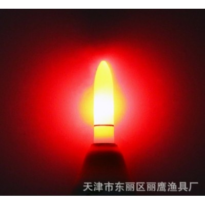 丽鹰海钓淡水矶钓手海EVA鱼漂浮漂浮标电子发光昼夜两用荧夜发光  4个图2