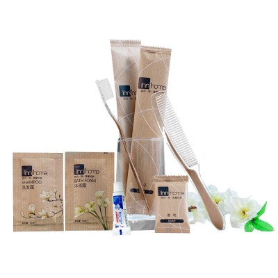 酒店一次性洗漱用品套装宾馆牙刷牙膏牛皮纸袋套装软毛牙具组合装2件图5