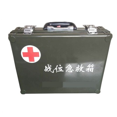 站位急救箱战斗救治箱 户外卫生单人自救装备通用医疗防护箱  1个图4