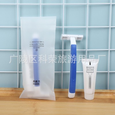 宾馆酒店用品一次性洗牙刷装软毛牙刷牙膏二合一 民宿待客拖鞋2只图2