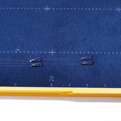带刻度仕挂盒渔具竞技子线盒两层薄款垂钓用品挂子线批发鱼钩整理  5个图2