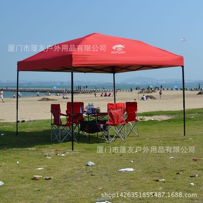 PONYON野外户外露营帐篷可拆双层帐便携防晒防雨防蚊多人遮阳定制  5顶图3