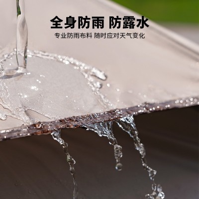 现货户外免搭建折叠六角帐篷露营速开帐篷野营加厚便携防晒防蚊   2顶图3