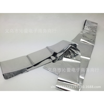 户外救生应急急救保温毯 银色 金色急救毯 求生毯  1只图5