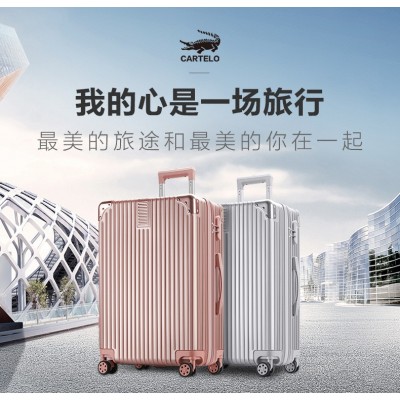 源头工厂卡帝乐鳄鱼行李箱拉杆箱万向轮学生旅行密码箱包代发  2个图2