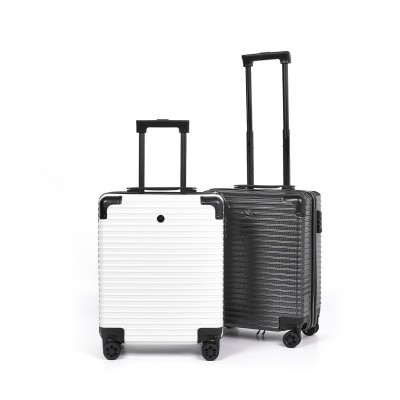 20寸PC拉杆箱学生登机箱汽车礼品旅行箱现货碳纤维纹PC拉杆箱批发  2个图2