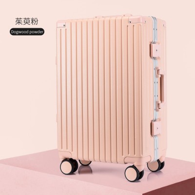 【丹尼袋鼠】暖色系拉杆箱铝框行李箱时尚潮酷旅行箱批发一件代发  2个图3