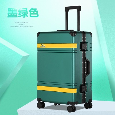 2022新款旅行箱pc铝框大容量拉杆箱万向轮潮流24寸行李箱学生20寸  2个图5