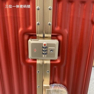 巨伟九龙新款2022旅行箱万向轮硬箱 结婚箱行李箱铝框拉杆箱时尚  2个图4