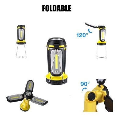 户外多功能LED工具灯COB手电筒USB充电挂钩汽车检修工作灯野营灯2个图2