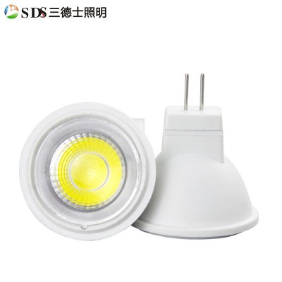 MR11LED灯杯射灯 COB灯3W5W灯塑包铝直径35MM 低压12V24 V插脚光源1支图2