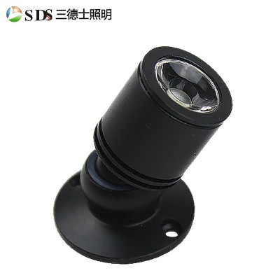 LED柜台迷你射灯珠宝手机展柜货架灯 可调角度1W3W微型 小灯聚光灯1个图3