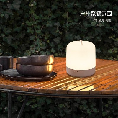 遥控小夜灯卧室LED七彩小夜灯起床喂奶手提灯双色触摸调光USB充电2个图4
