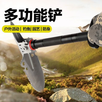 工厂直销多功能工兵铲户外用品工具装备铁锹锰钢铲兵工铲跨境爆款  10件图3