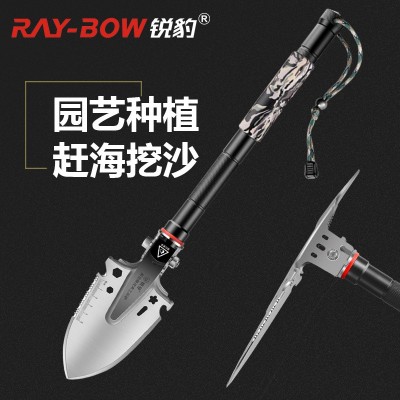 工厂直销多功能工兵铲户外用品工具装备铁锹锰钢铲兵工铲跨境爆款  10件图2
