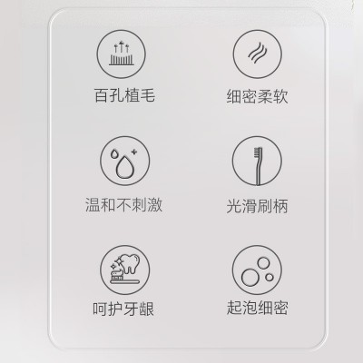 【2支装】超大密植百孔刷头细软竹炭刷丝牙刷有效清洁牙垢可批发  2件图4