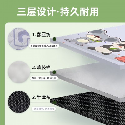 新款牛津布格子野餐垫加大加厚沙滩垫防污水便携露营垫折叠野营垫2件图3