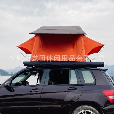 源头工厂车顶帐篷长款加厚延伸款折叠车载帐篷户外野营自驾游2顶图5