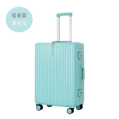 铝框行李箱女日系小型20登机拉杆箱男24静音万向轮旅行密码箱学生  1个图4